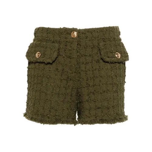 VERSACE SS24 Повседневные шорты Женские Оливково-зеленый