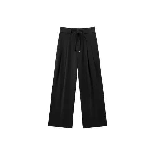 PEACEBIRD Повседневные брюки Женские Черный