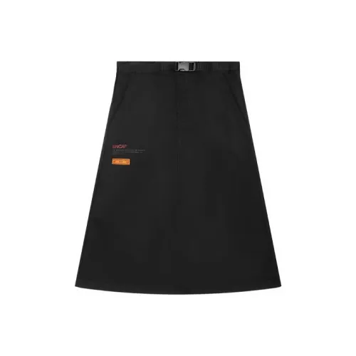 New Balance Черные Женские Повседневные Длинные Юбки