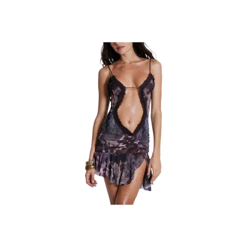 Jaded London Fatale Коллекция Slip Платье Женское Многоцветное