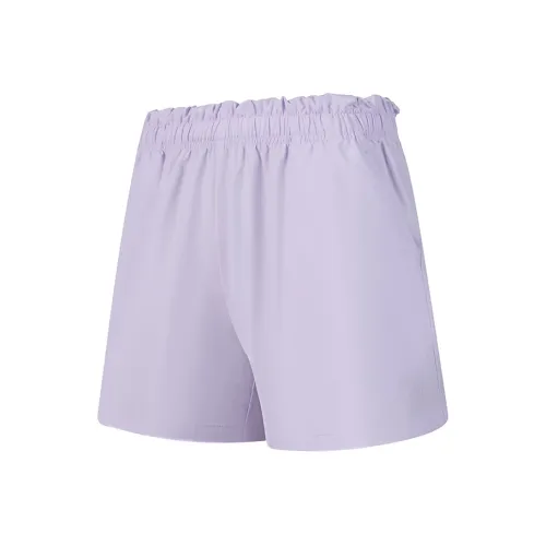 QIAODAN Повседневные шорты Женские Пюре из таро Фиолетовый