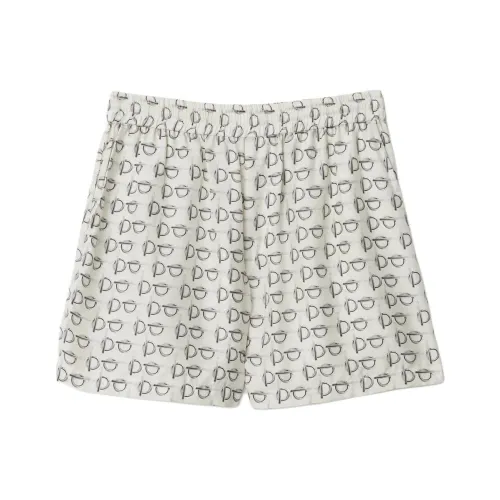 Burberry SS24 Повседневные шорты Женские Белые