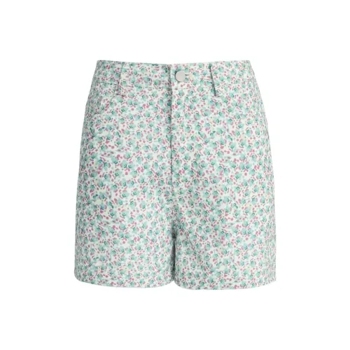 ZXZA Повседневные шорты женские с цветочным принтом