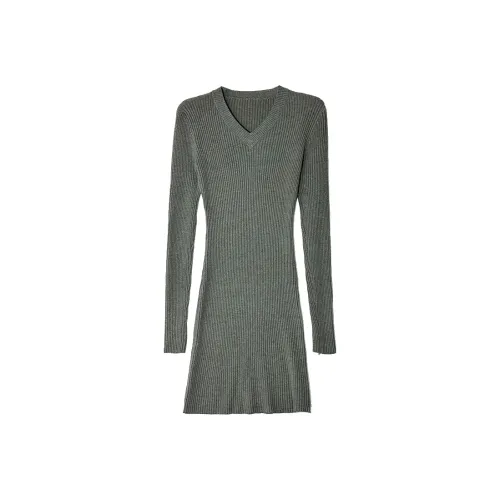 Icicofficial Женские Платья с Длинным Рукавом