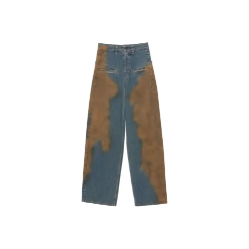 UMA WANG FW24 Джинсы Женские Blue