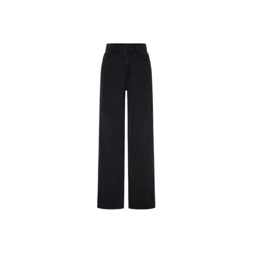 MO CO Denim Черные Женские Джинсы