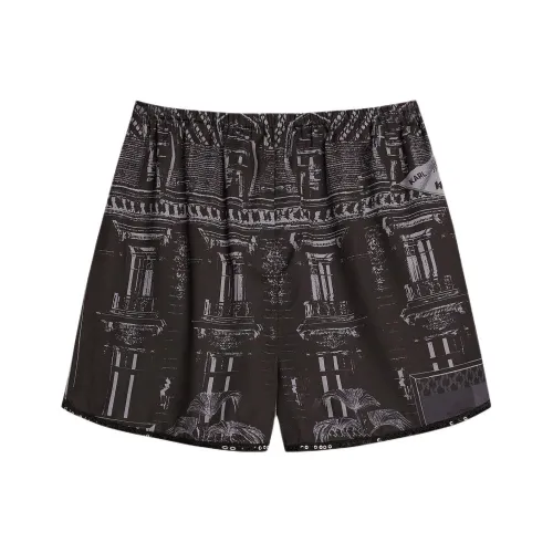 Шорты KARL LAGERFELD Повседневные Женские Черные