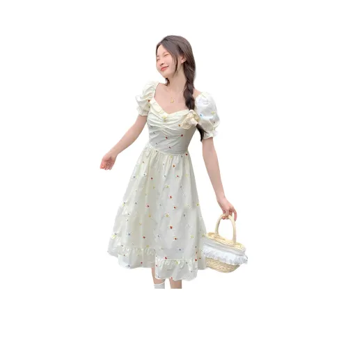 ZCDECO Короткое платье с короткими рукавами женское