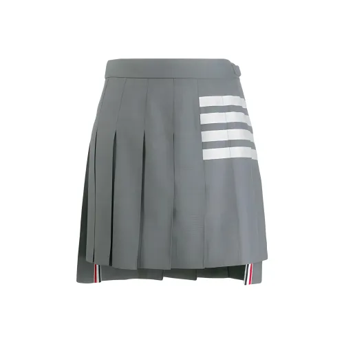 THOM BROWNE Средне-серый Женские Повседневные Короткие Юбки