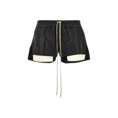 RICK OWENS Черные Женские Повседневные Шорты