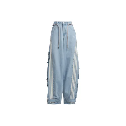 Adidas ADILLENIUM DENIM Прозрачный Синий Женские Джинсы