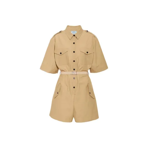 PRADA Хаки Женские Комбинезоны