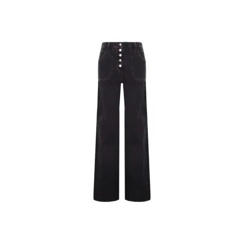 ETRO Женские джинсы темно-серого цвета