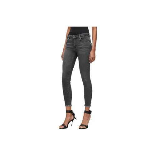 ALLSAINTS Промытый черный Женские Джинсы