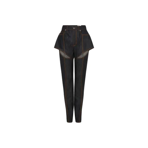 Alexander McQueen Синие Женские Джинсы