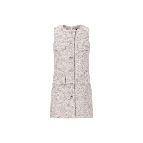 KARL LAGERFELD Без рукавов Платье Женское Розовое