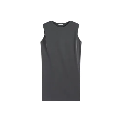 Famanxuan Без рукавов Платье Женское Cindy Серый