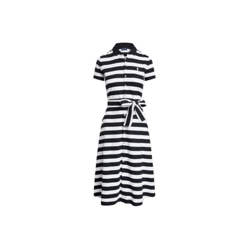 Polo Ralph Lauren SS24 Короткий рукав Платье Женское Многоцветное