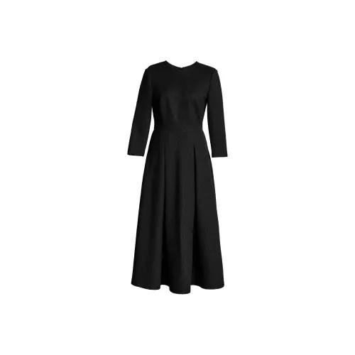 ROEYSHOUSE Длинное платье с длинными рукавами женское черное