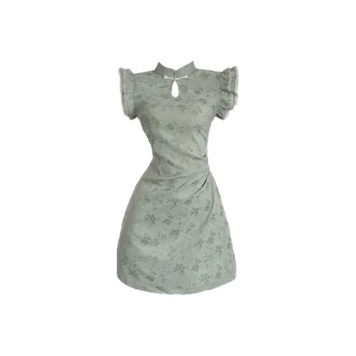 XUANSHU Без рукавов Платье Женское