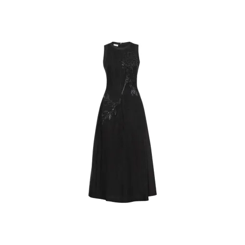 Brunello Cucinelli Черные Женские Платья без рукавов