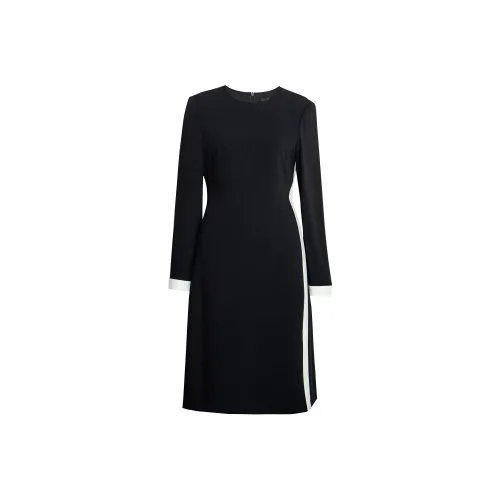 ROEYSHOUSE Длинное платье с длинными рукавами женское черное