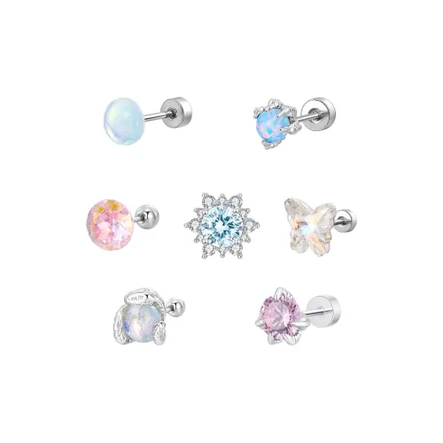 Lady Go Титановые Стальные Серьги-гвоздики Женские