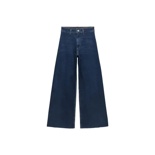 ZARA Синие Женские Джинсы