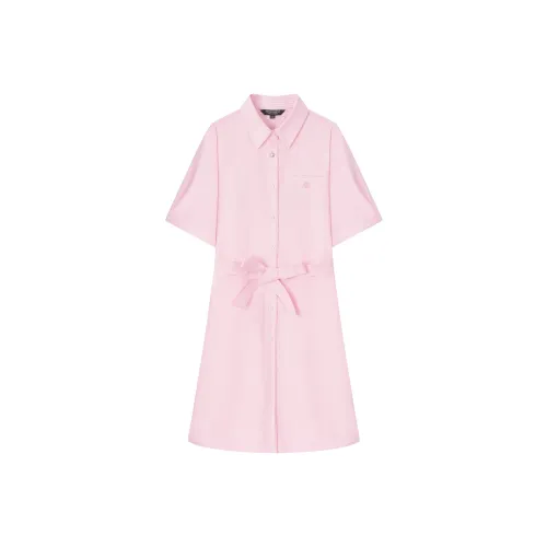 Teenie Weenie Короткий рукав Платье Женское Розовое