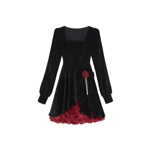 AFGGD Длинное платье с длинными рукавами женское