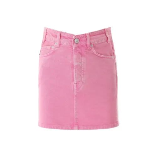 BALENCIAGA Розовые Женские Повседневные Короткие Юбки