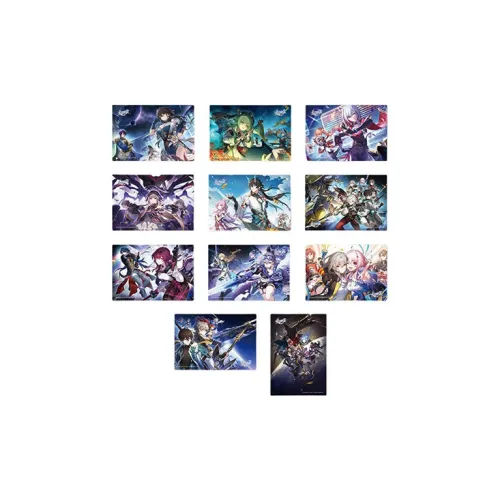 MIHOYO Honkai Дань Хэн Drinking Луна Honkai Star Rail Star Travel Collection Set Открытки аниме-тематики