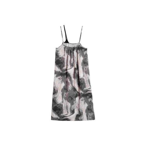 IQC Slip Платье Женское Черное Многоцветное