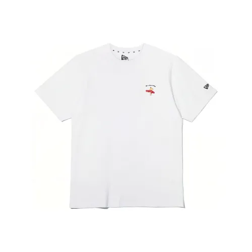 New Era Белый Унисекс Футболка