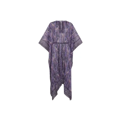 ISABEL MARANT Фиолетовый Женские Длинные Платья с Рукавами