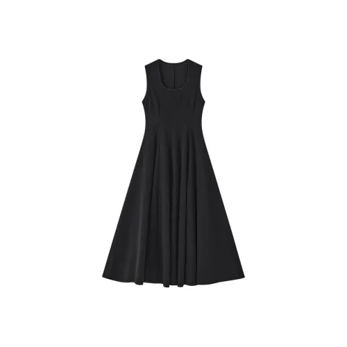 THE SEA LIFE Без рукавов Платье Женское Черный маг