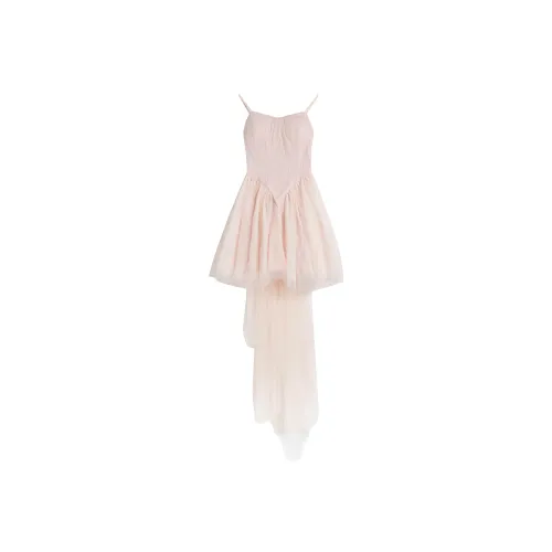 9 Кошачьих Лакомства Slip Платье Женское Розовое