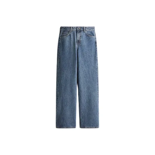 H&M Джинсовый синий/Белый Женские джинсы