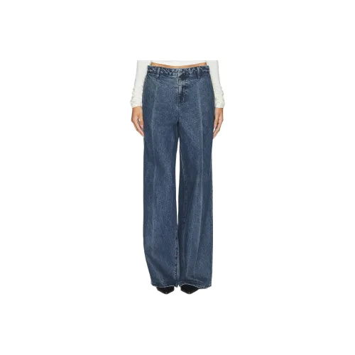 GRLFRND Джинсы Женские Озерно-голубой