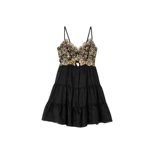 Sandro Slip Платье Женское Черное