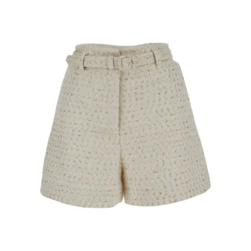 Self Портрет Повседневные шорты Женские Крем