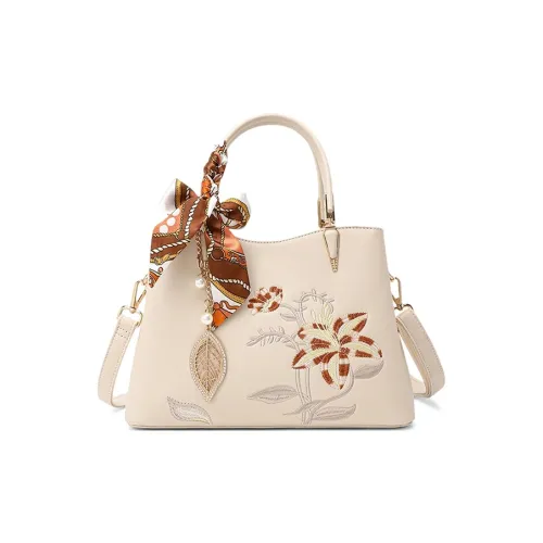 CLEVER KETCH ПУ (полиуретан) Сумка через плечо Сумка Женская Экрю Абрикос