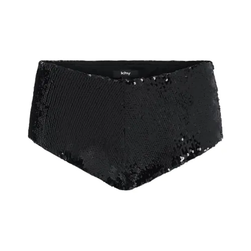 Khy x SIA ARNIKA FW24 Sequins Micro Short Casual Shorts Women's Black Кх x SIA ARNIKA FW24 Сияние Micro Короткие Повседневные Шорты Женские Черные