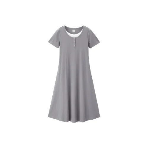 Giordano Короткий рукав Платье Женское