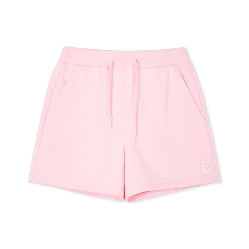 MLB SS23 Heart Series CLEVELAND INDIANS Повседневные шорты Женские Светло-розовые