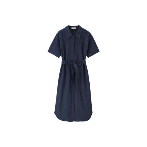 Giordano Короткий рукав Платье Женское