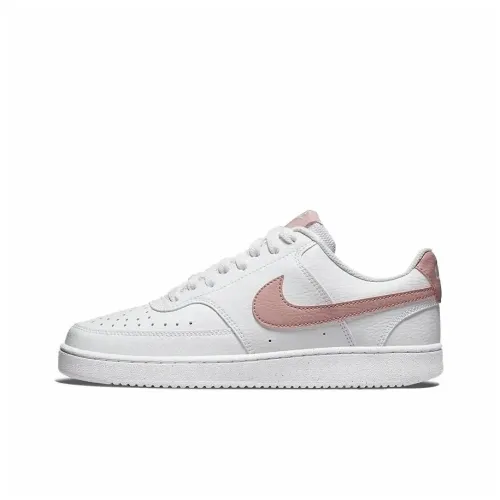 Nike Court Vision Low Топ Детский Скейтбординг Белый Розовый