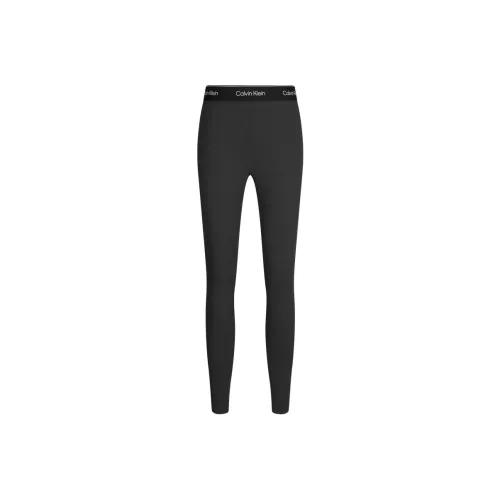 Calvin Klein SS25 UB1 Космический черный Женские Вязаные Тренировочные Брюки