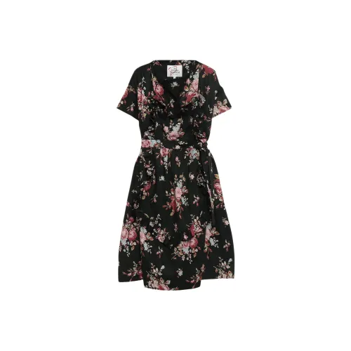 Vivienne Westwood Black Женские Короткие Платья с Рукавами