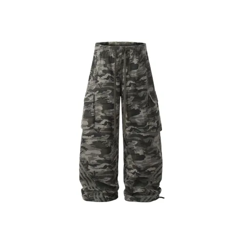 Vine Color Камуфляж Унисекс Брюки карго